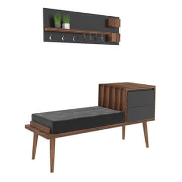 Woody Fashion Ormarić i vješalica za predvorje HAMRA, Hamra