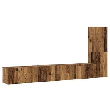 Vidaxl 3-dijelni zidni set TV ormarić konstruirano drvo