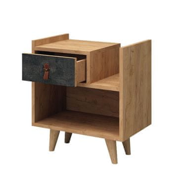 Woody Fashion Noćni ormarić, Polla