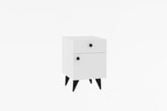 Woody Fashion Noćni ormarić, Pila - White