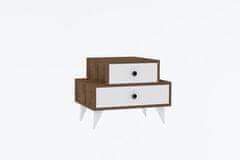 Woody Fashion Noćni ormarić, Mise - White