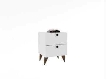 Woody Fashion Noćni ormarić, Kada - White