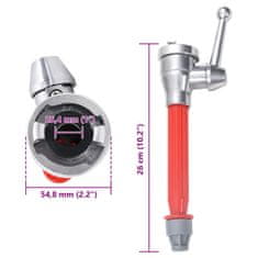 Vidaxl Mlaznica za vatrogasno crijevo s D-spojnicom