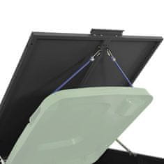 Vidaxl Spremište za 6 kante za otpad crno 414x79x117 cm čelično