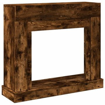 Vidaxl Okvir za kamin boja hrasta 100x30x87,5 cm od konstruiranog drva