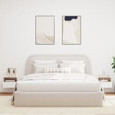 Vidaxl Zidni TV ormarići 2 kom bijeli 40x30x30 cm konstruirano drvo