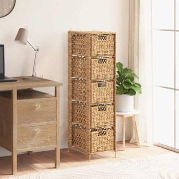 Vidaxl Ormarić za vodeni zumbul s 5 košara 25,5 x 37 x 100 cm