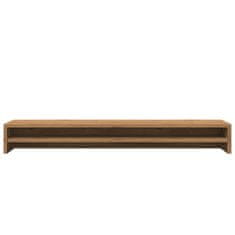 Vidaxl Stalak za monitor Artisan hrast 100x24x13 cm Konstruirano drvo