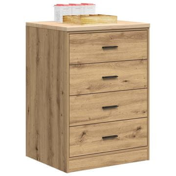 Vidaxl Ormar za garažu Artisan hrast 60x51x85 cm
