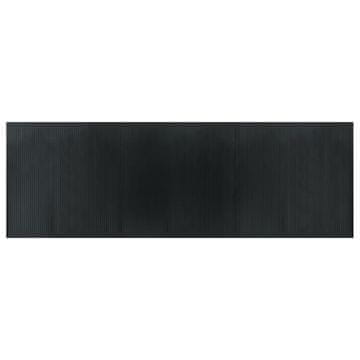 Vidaxl Tepih pravokutni sivi 100 x 300 cm od bambusa