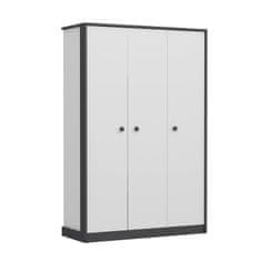 Woody Fashion Garderoba, Life - White, Anthracite