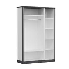 Woody Fashion Garderoba, Life - White, Anthracite