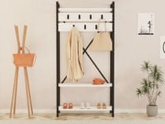 Woody Fashion Vješalica za predvorje ALFA 1, Alfa - White