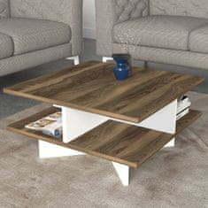 Woody Fashion Stolić HAMTON, Hamton - Walnut, White