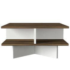 Woody Fashion Stolić HAMTON, Hamton - Walnut, White