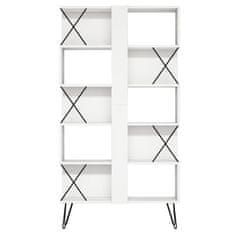 Woody Fashion Polica za knjige, Extra - White