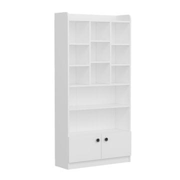 Woody Fashion Polica za knjige, Tokyo - White