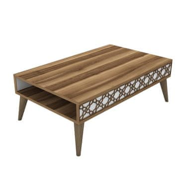 Woody Fashion Stolić za kavu, City - Walnut, White