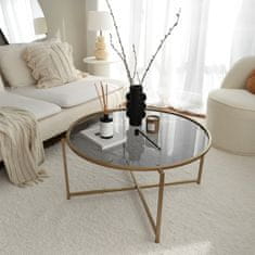 Woody Fashion Stolić za kavu, Gold Sun S404F - Gold, Fume