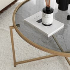 Woody Fashion Stolić za kavu, Gold Sun S404F - Gold, Fume