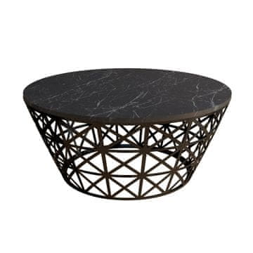 Woody Fashion Stolić za kavu, Stil - Black Marble