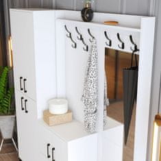 Woody Fashion Ormar za predsoblje, Berlin ABC - White