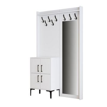 Woody Fashion Ormar za predsoblje, Berlin BC - White