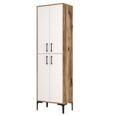 Woody Fashion Ormar za cipele, Berlin A - Walnut, White
