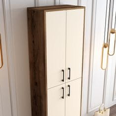 Woody Fashion Ormar za cipele, Berlin A - Walnut, Cream