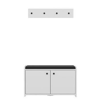 Woody Fashion Ormar za cipele, Zen - White