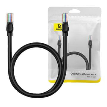 BASEUS Baseus Ethernet CAT5, mrežni kabel od 1 m (crni)
