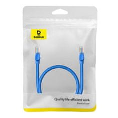 BASEUS Okrugli kabel Baseus Ethernet RJ45, Cat.6, 0,5 m (plavi)