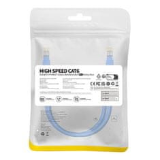 BASEUS Okrugli kabel Baseus Ethernet RJ45, Cat.6, 0,5 m (plavi)
