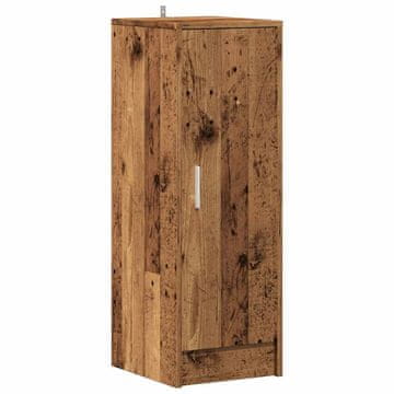 Vidaxl Ormarić za cipele staro drvo 32x35x92 cm konstruirano drvo