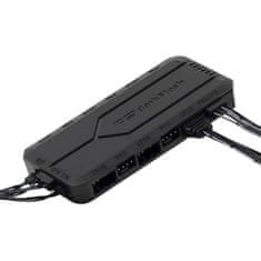 darkFlash Kutija za upravljanje ventilatorom za računalo Darkflash RC2 RGB PWM + daljinski upravljač (crni)