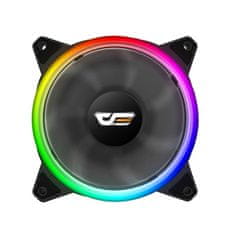 darkFlash Set ventilatora za računalo ARGB Darkflash DR12 Pro 3u1 120x120 (crni)