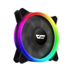 darkFlash Set ventilatora za računalo ARGB Darkflash DR12 Pro 3u1 120x120 (crni)