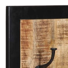 Vidaxl Stalak za kapute 40x2x80 cm Puno grubo drvo Mango