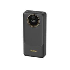 DUDAO K12 Power Bank 10000mAh 2x USB / USB-C 22.5W, crno