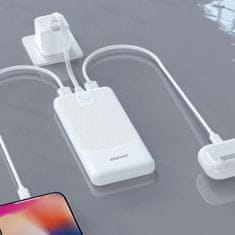 DUDAO K10 Power Bank 10000mAh 2x USB / USB-C 2.4A 12W, crno