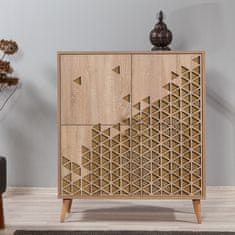 Woody Fashion Višenamjenski ormarić, Sonoma hrast, MULTİLÜX-120