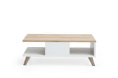 Woody Fashion Stolić za kavu, hrast Bijela boja, SUMER O2040