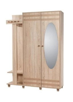 Woody Fashion Ormarić, Sonoma hrast, GARMANTO 135-200