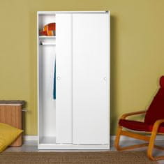 Woody Fashion Garderoba, Bijela boja, SWD-436-BB-2