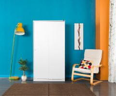 Woody Fashion Garderoba, Bijela boja, SWD-436-BB-2