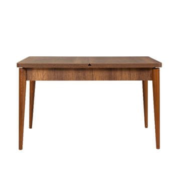 Woody Fashion Set stolova i stolica (5 komada), Orah Kamen, Vina - Walnut