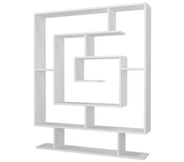 Woody Fashion Polica za knjige, Bijela boja, Sarmaşık - White