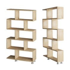 Woody Fashion Polica za knjige, hrast, Nilüfer