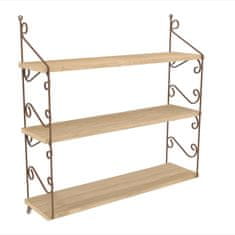 Woody Fashion Zidna polica, hrast, Seramoni 3'lü - Oak