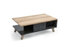 Woody Fashion Stolić za kavu, hrast Mramor, Sumer O2030